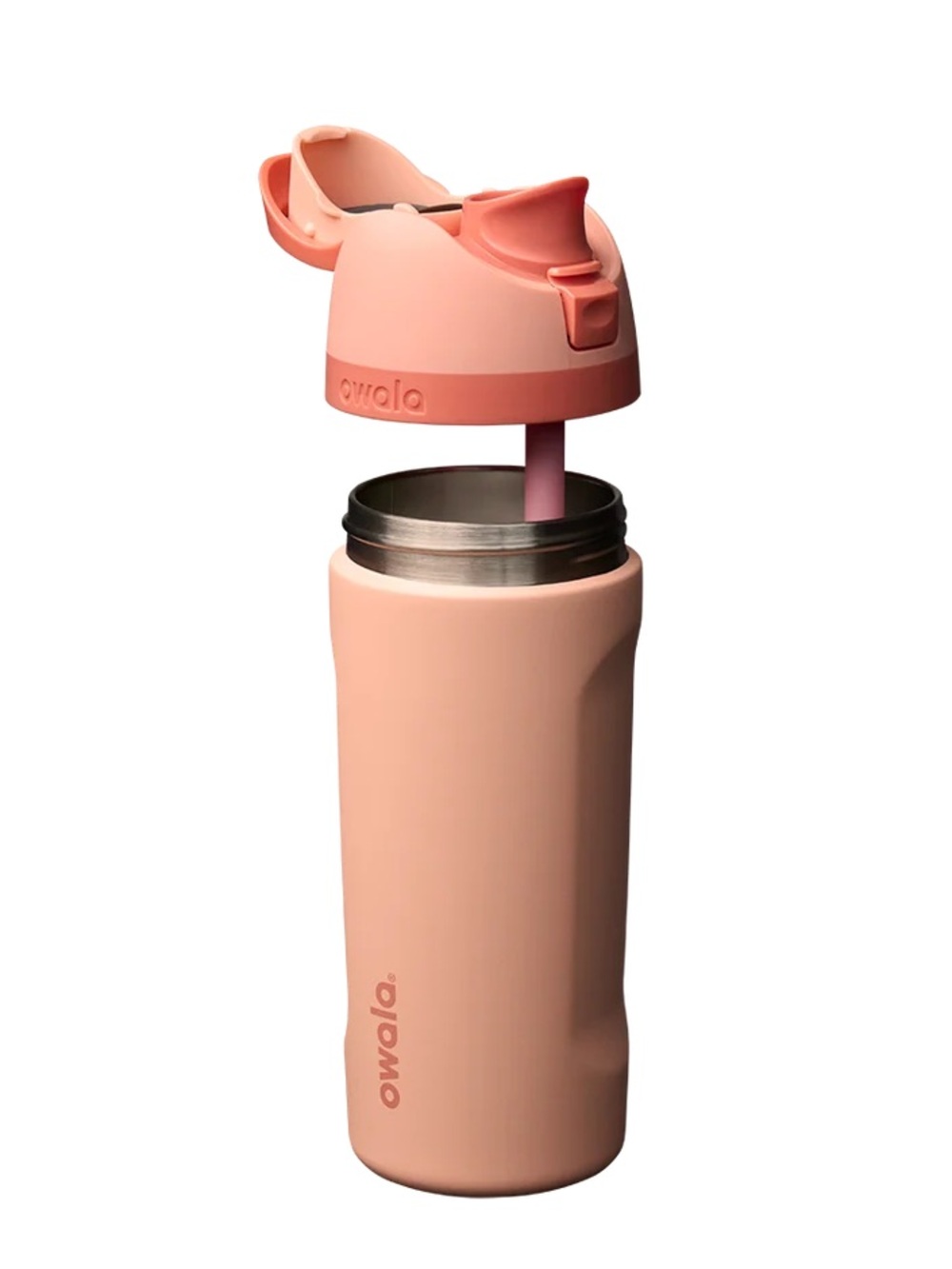 NEW Owala Kids’ FreeSip Water Bottle - Peach of Mind - Picture 8 of 8